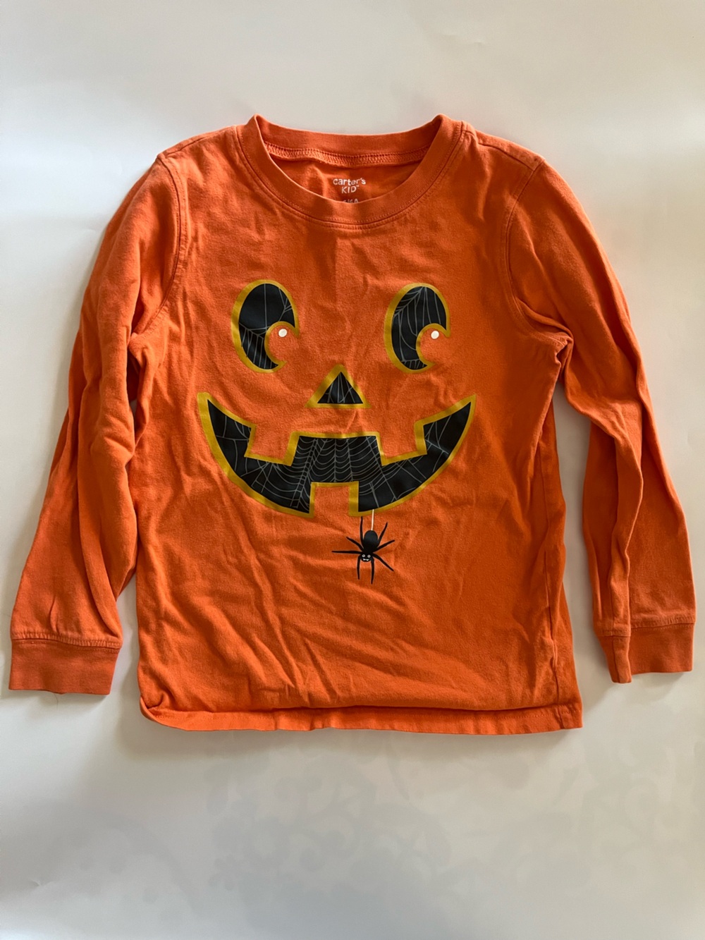 Carter’s Kid Halloween Themed Long Sleeve Shirt. Boy Size 6